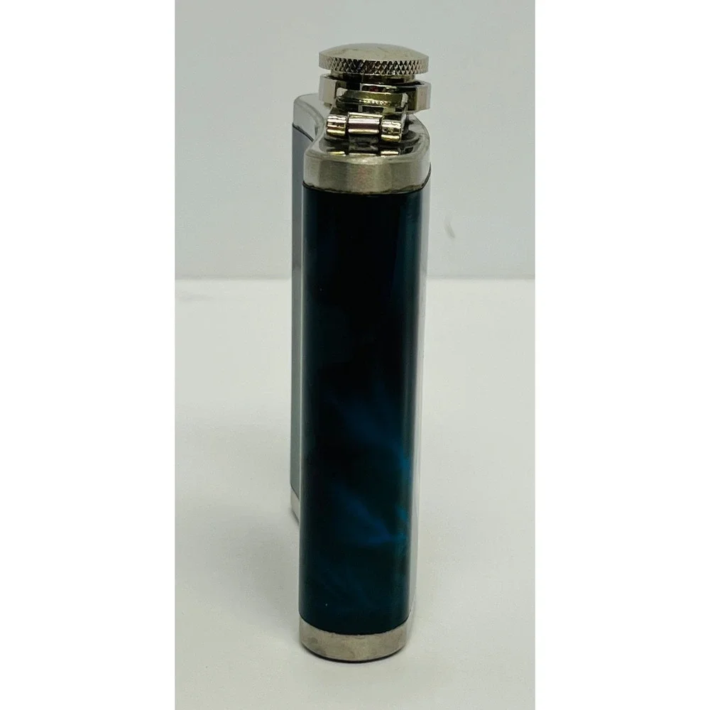 Top Shelf Flasks Stormtrooper Skull Stainless Steel 6oz Hip Flask Teal Silver